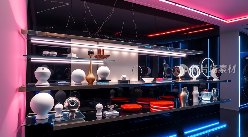 现代家居展示时尚装饰品陈列