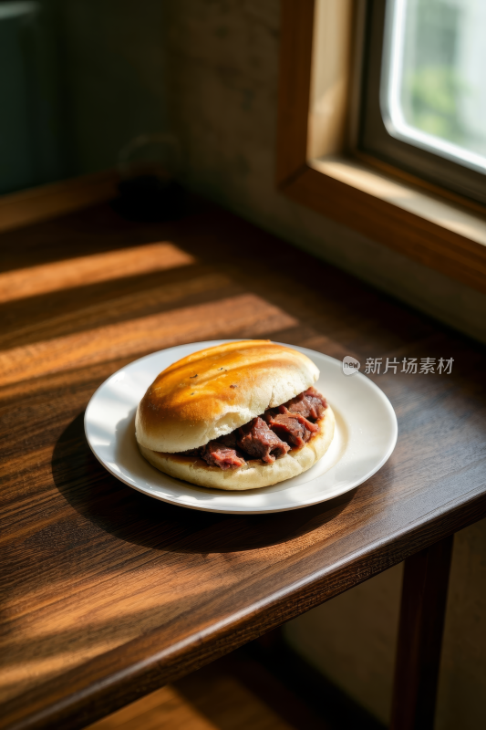 驴肉火烧中国传统经典美食中式家常美味食物