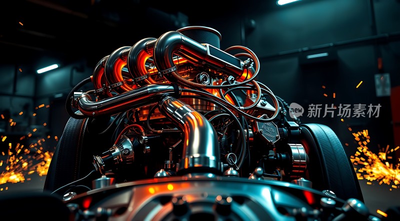 机械之美金属与火花的交响曲