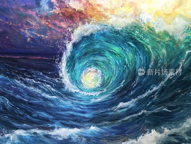 海洋流体画宇宙