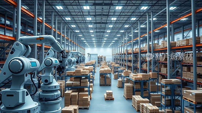 智能仓储机器人高效作业