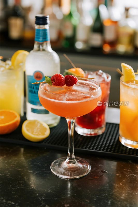 酒吧饮品展示图