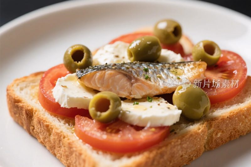 美食三明治展示图