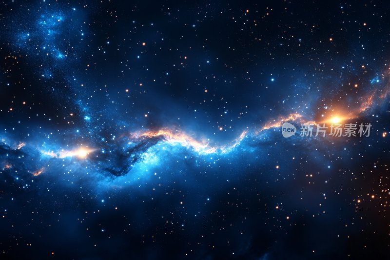 梦幻绚丽的宇宙星空景象