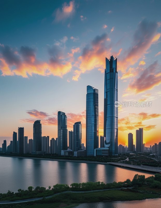 南昌天际线全景