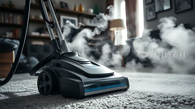 新片场素材蒸汽吸尘器清洁地毯