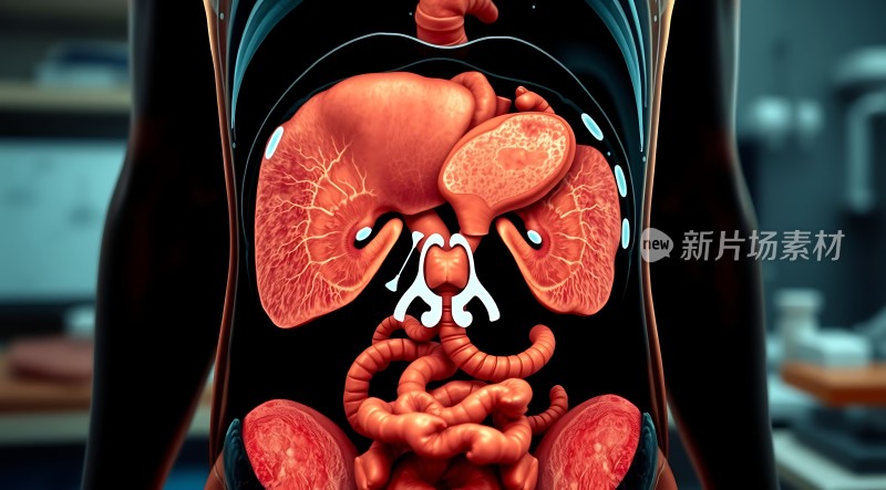 人体内部器官展示图