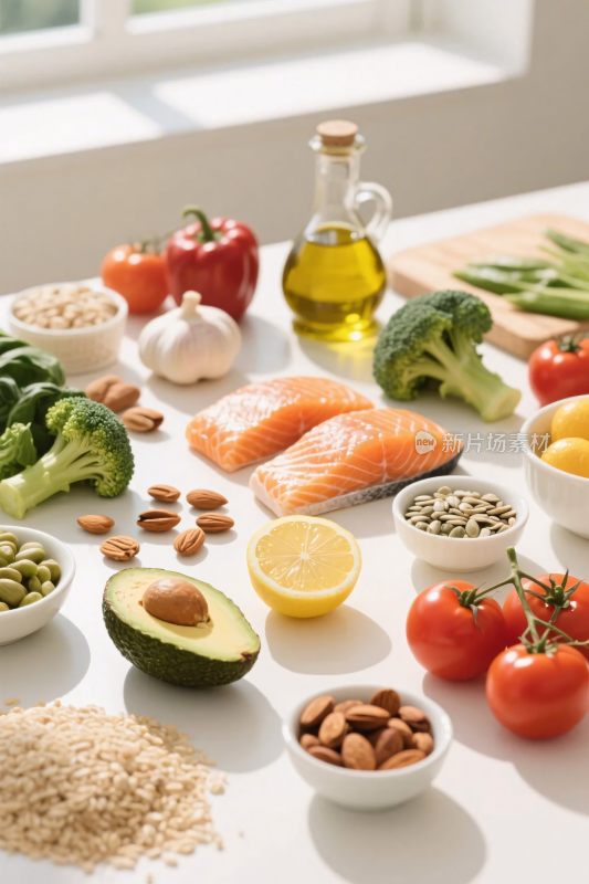 健康饮食食材展示