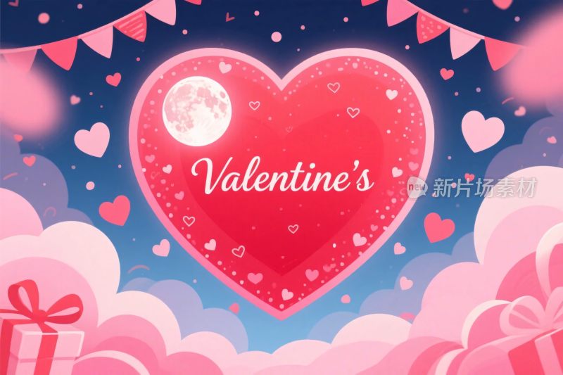情人节爱心插画