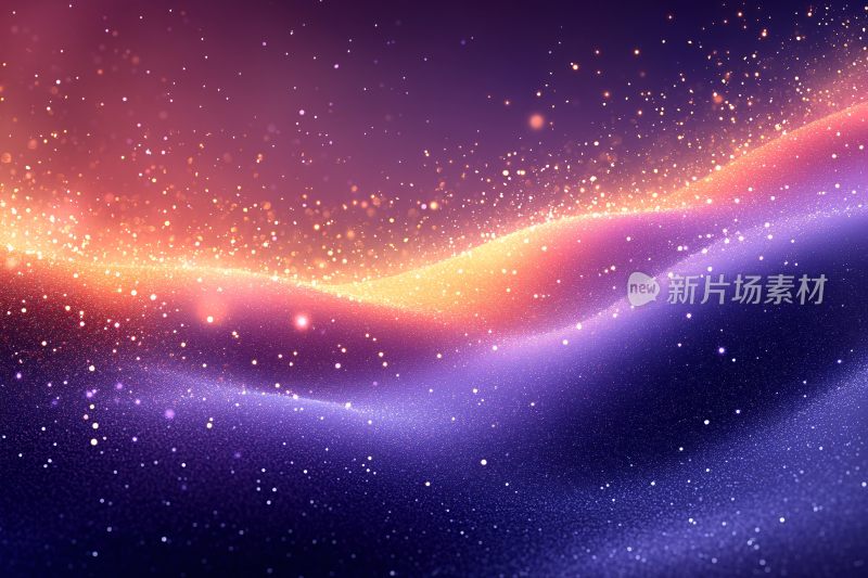 梦幻绚丽星空背景画面