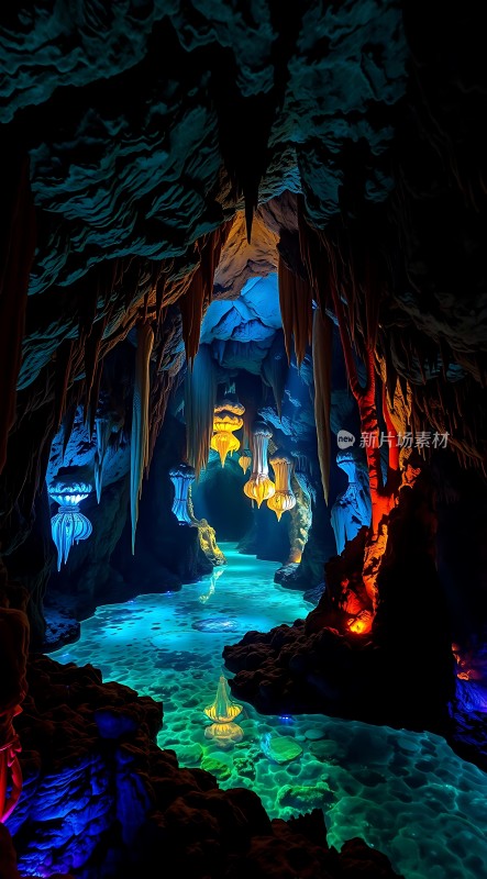 神秘洞穴光影世界