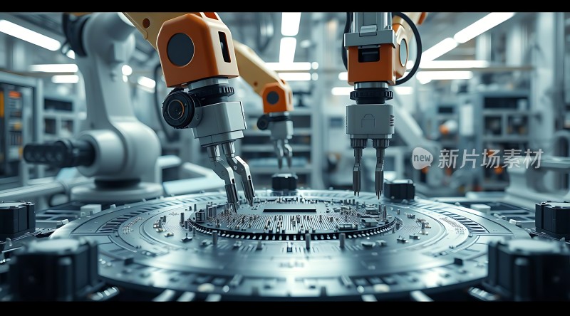智能机械臂协作生产精密电子元件