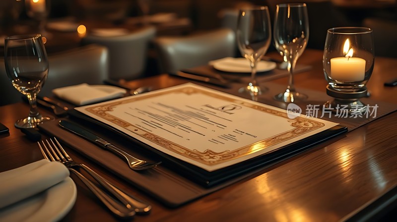 烛光晚餐浪漫时刻