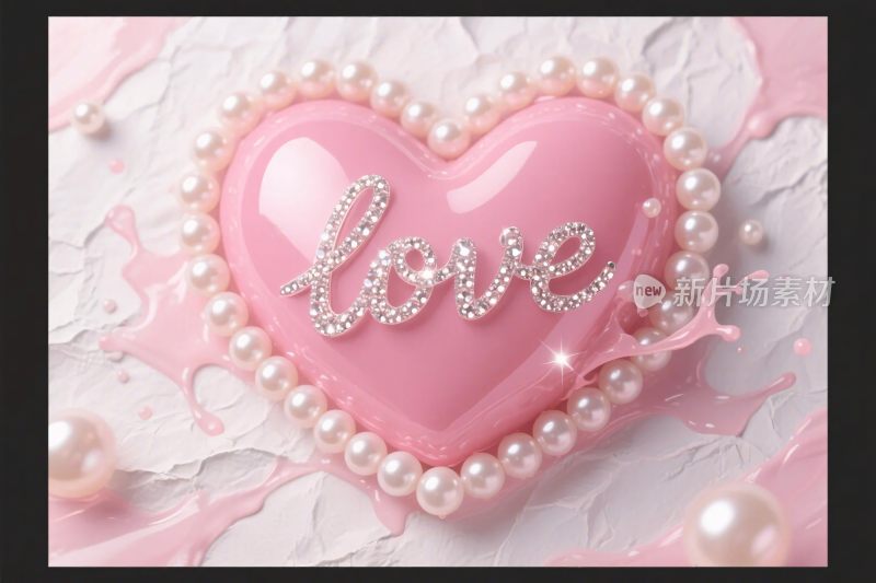 爱心爱心装饰插画