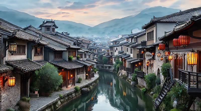 古色古香水乡风情