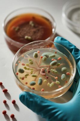 实验室微生物培养皿场景 实验室微生物培养皿场景