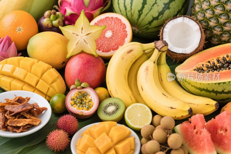 丰富水果食材集合