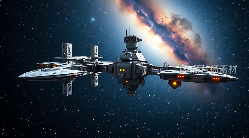 星际飞船探索宇宙奥秘