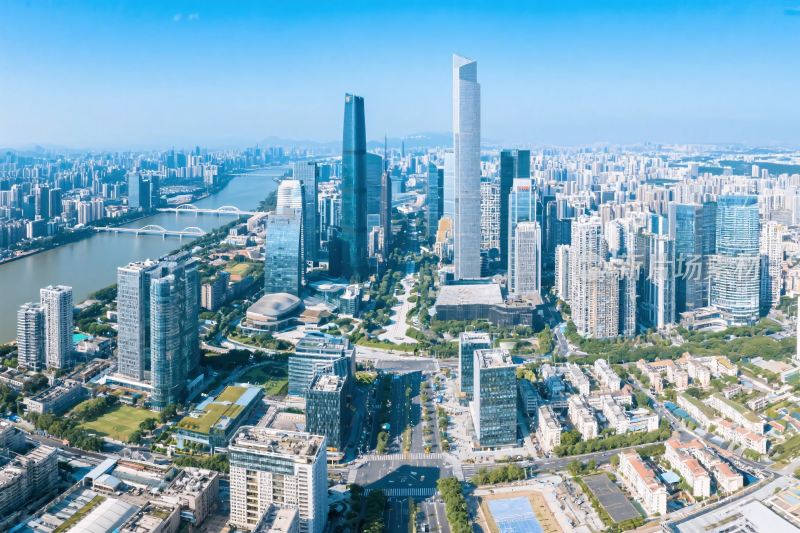 城市全景鸟瞰图