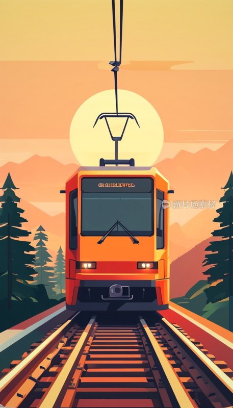 现代单轨火车图