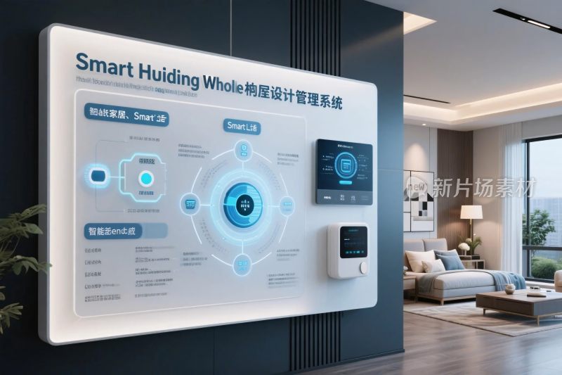 智能家居系统展示界面