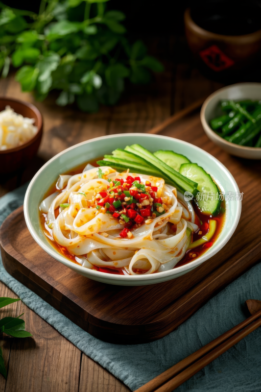 凉皮中国传统经典美食中式家常美味食物