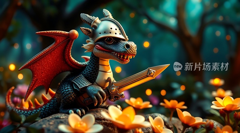 龙骑士守护花海