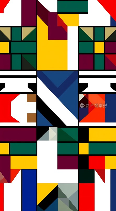 色彩斑斓几何世界