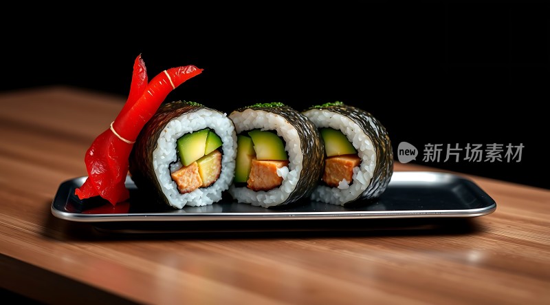 新片场素材 简约寿司