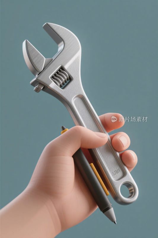 手握活扳手工具