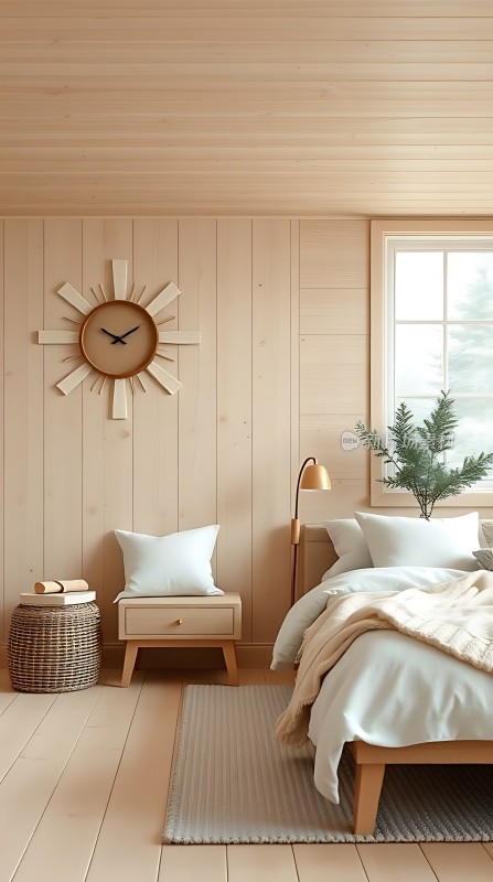 阳光卧室宁静温馨