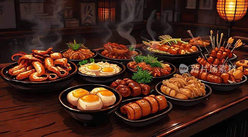 美味佳肴盛宴诱人美食大集合