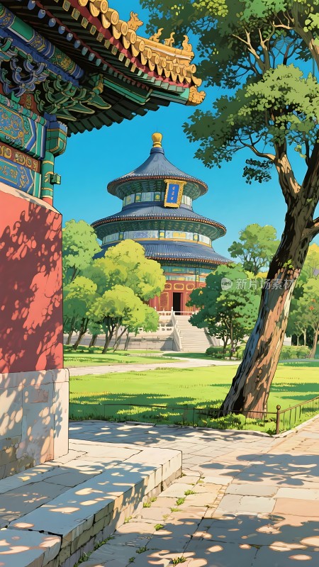 天坛公园春日美景