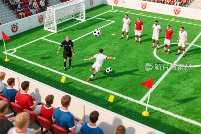 足球比赛场景