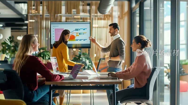 团队协作头脑风暴会议