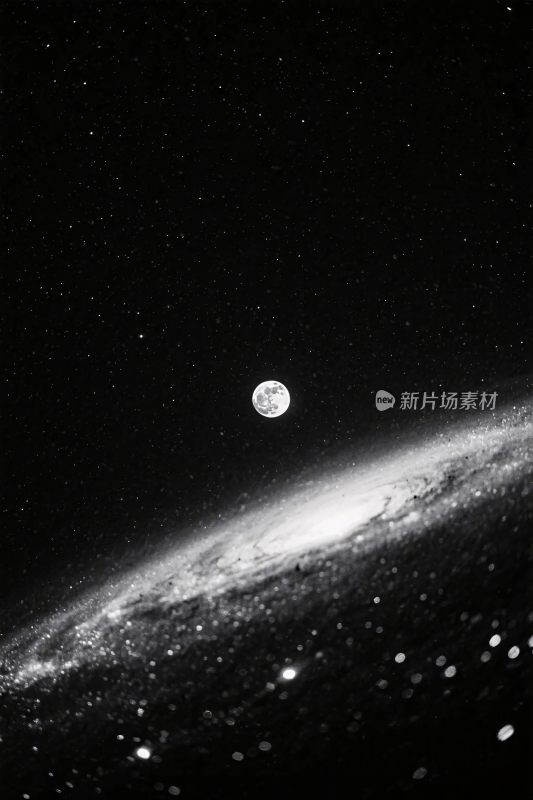 宇宙星空天体插画