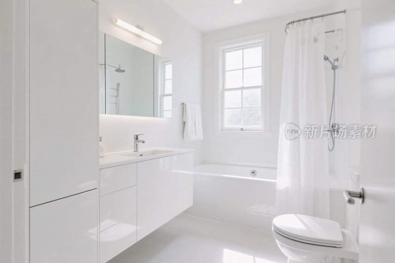 现代简约卫生间场景