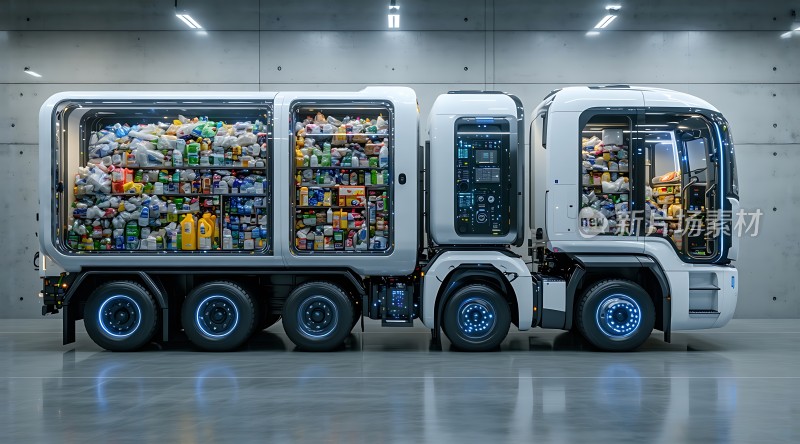 未来科技智能物流卡车