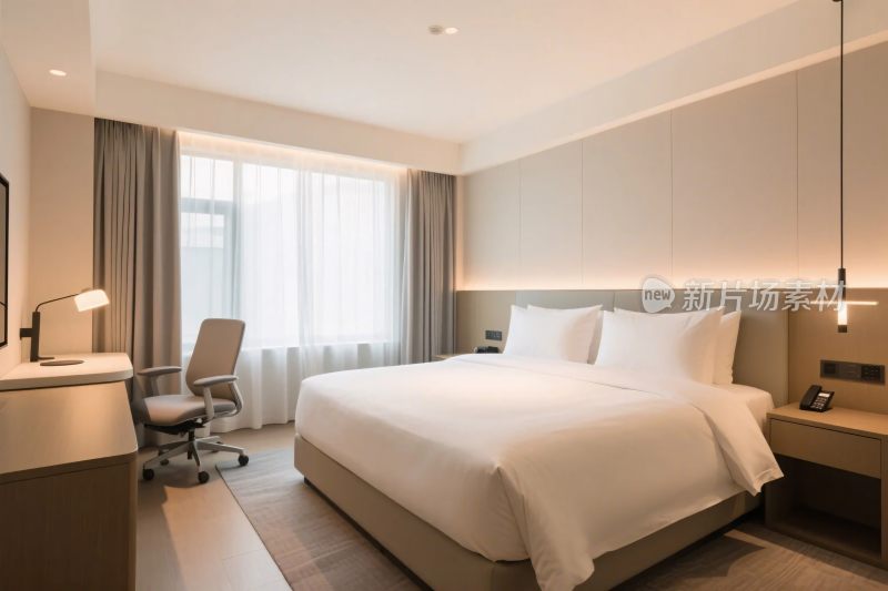 现代简约酒店客房