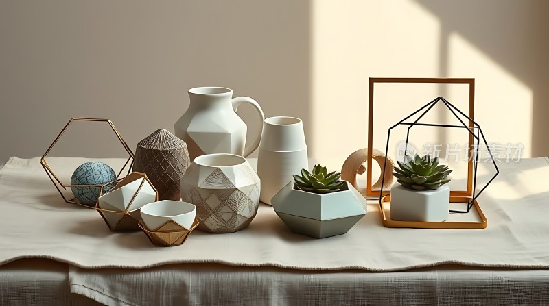 现代家居装饰品展示