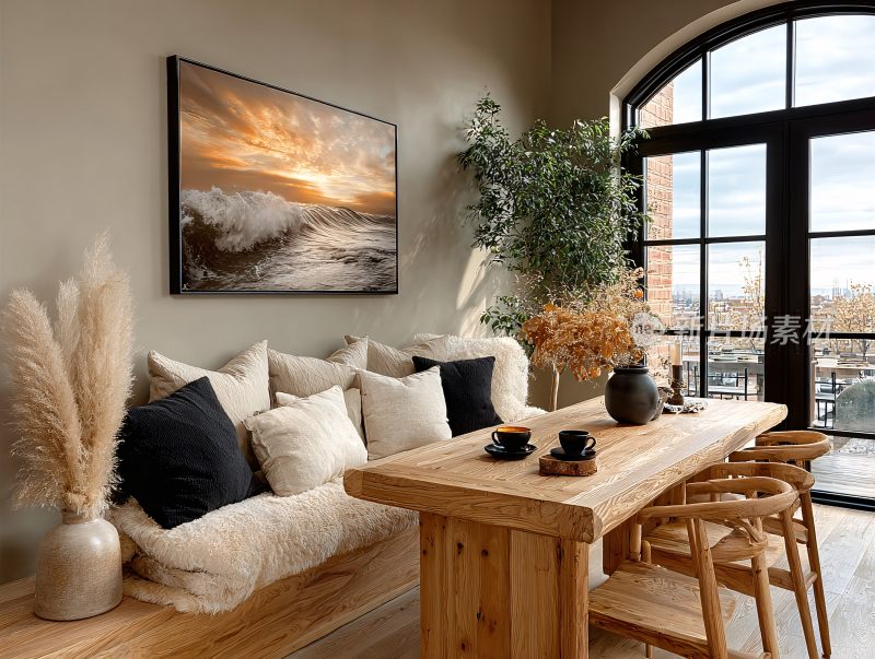 温馨舒适的室内客厅场景