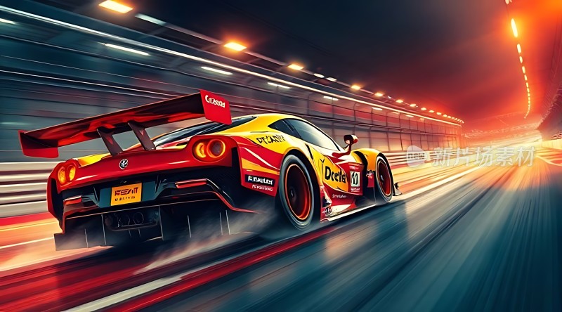 赛道飞驰赛车竞速