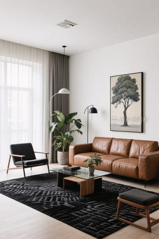 现代简约客厅布置