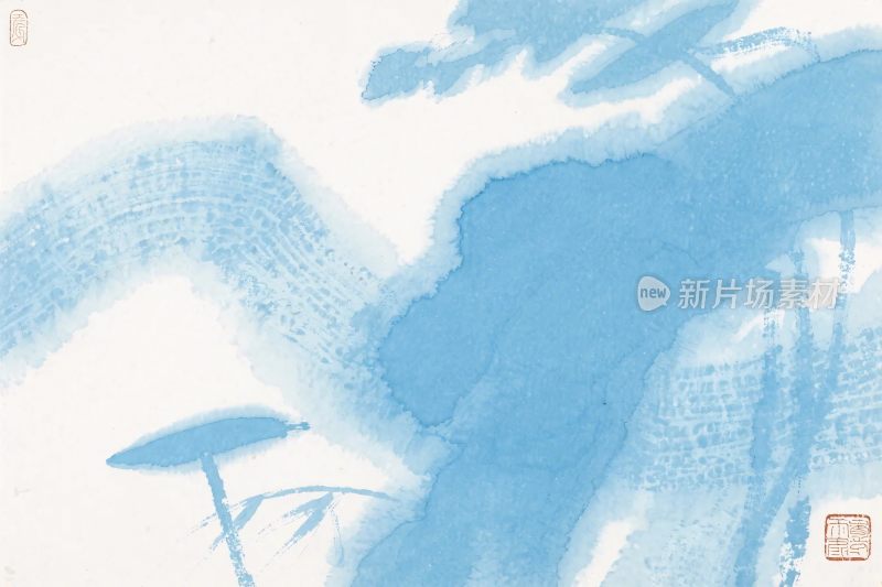 水墨山水意境画