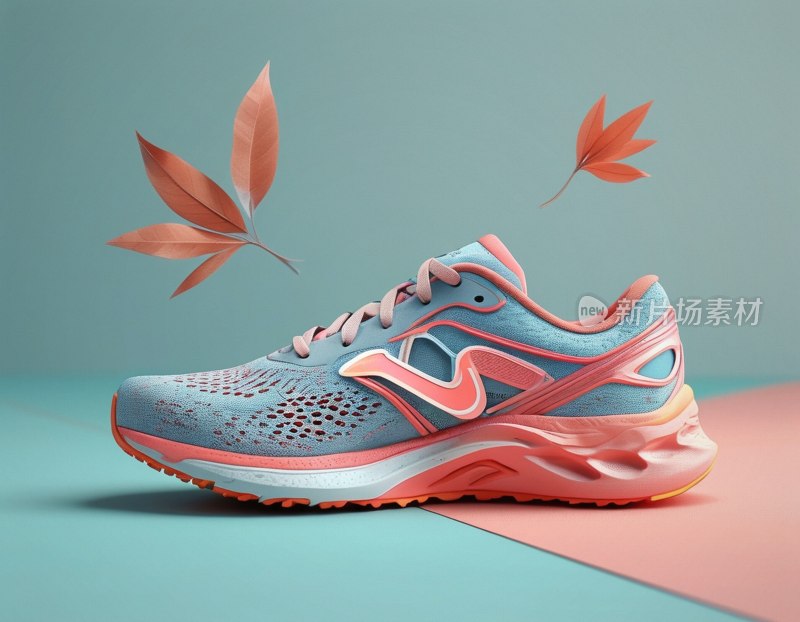 运动风跑鞋