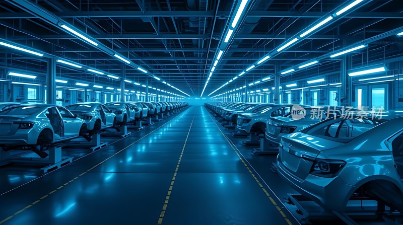 未来工厂智能汽车生产线