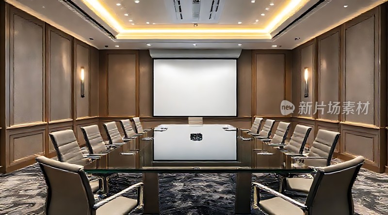现代会议室高端大气适合商务洽谈