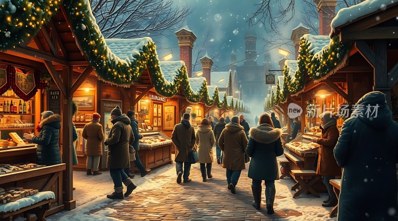 冬日集市 festive winter market