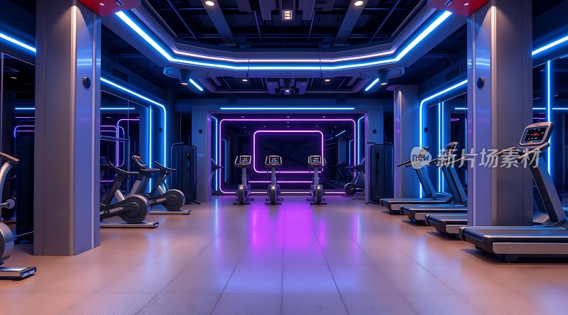 未来感健身房科技与健身完美融合