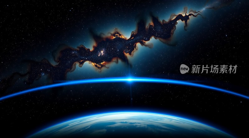 宇宙星河地球之光